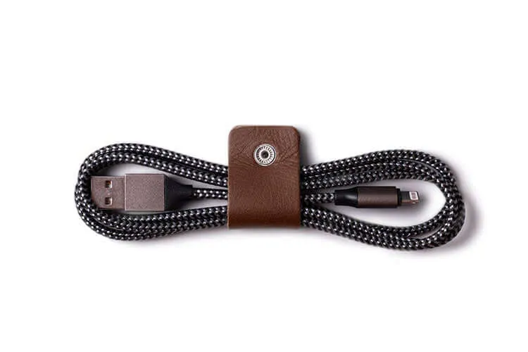 Leather Cable Ties - Pack Organiser