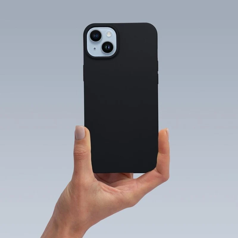 Apple iPhone 16 Pro Silikon Handyhülle 2mm TPU Case Schwarz