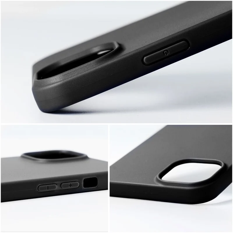 Apple iPhone 16 Silikon Handyhülle 2mm TPU Case Schwarz