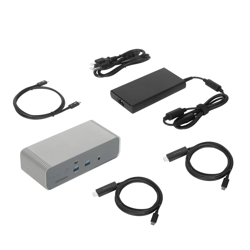 Thunderbolt™ 5-Dock mit zwei 8K- oder drei 4K-Anschlüssen und EcoSmart™-Technologie sowie 140-W-EPR