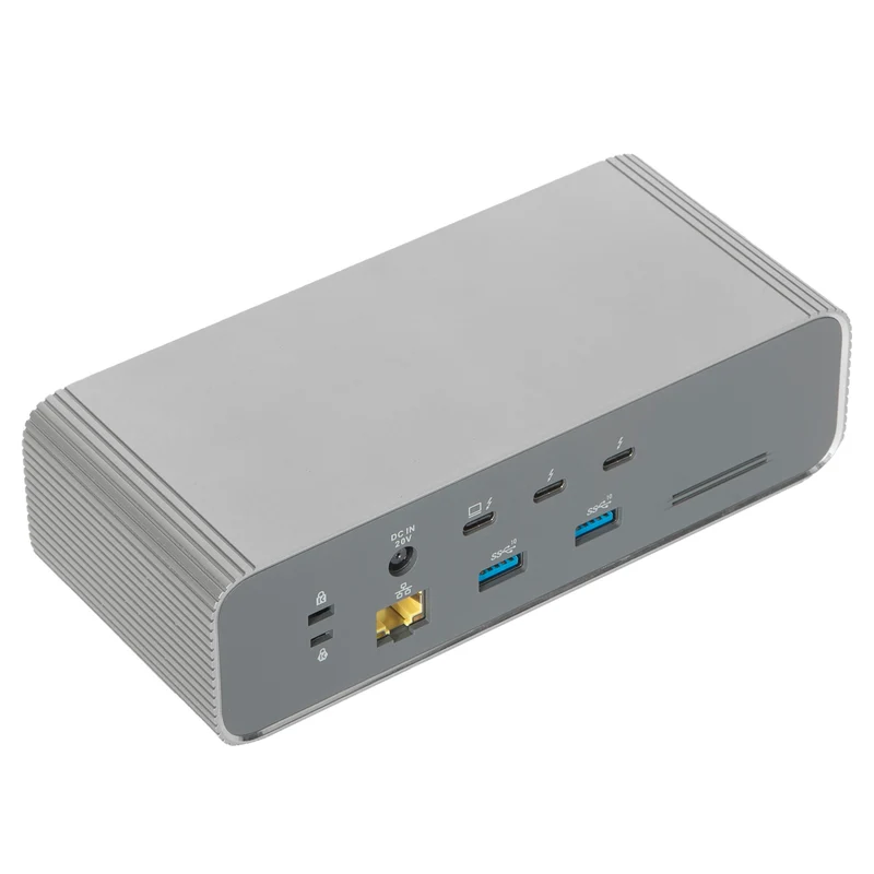 Thunderbolt™ 5-Dock mit zwei 8K- oder drei 4K-Anschlüssen und EcoSmart™-Technologie sowie 140-W-EPR