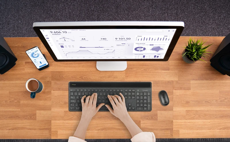 Nachhaltige Energiegewinnung EcoSmart™ Tastatur (ES)