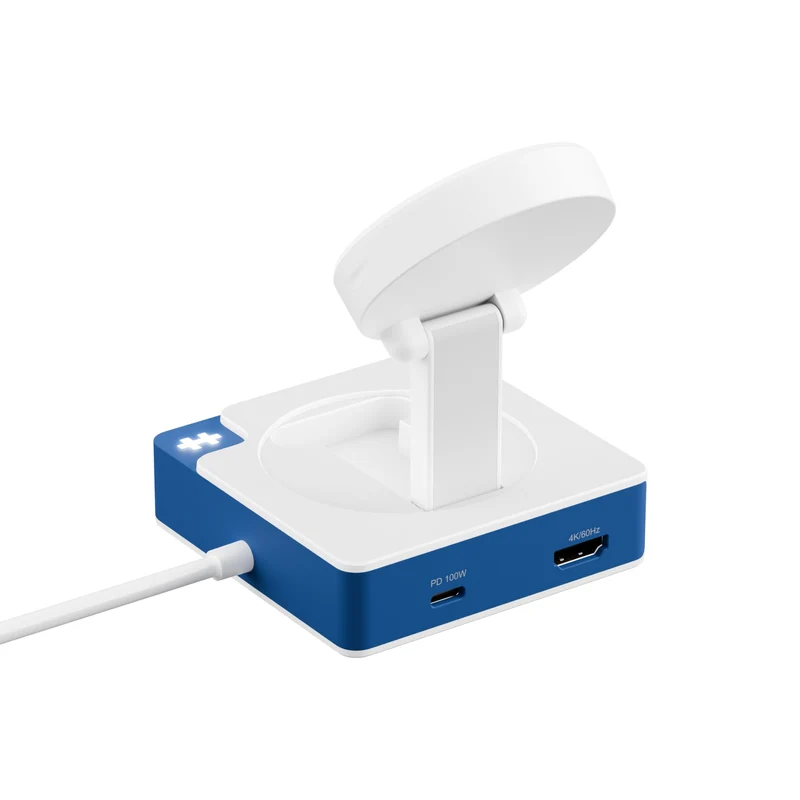 HyperDrive® Flex 5-Port-USB-C-Hub mit Qi-Telefonladegerät