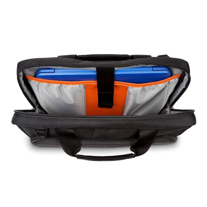 CitySmart 14" Slimline Topload Laptop-Tasche - Schwarz/Grau