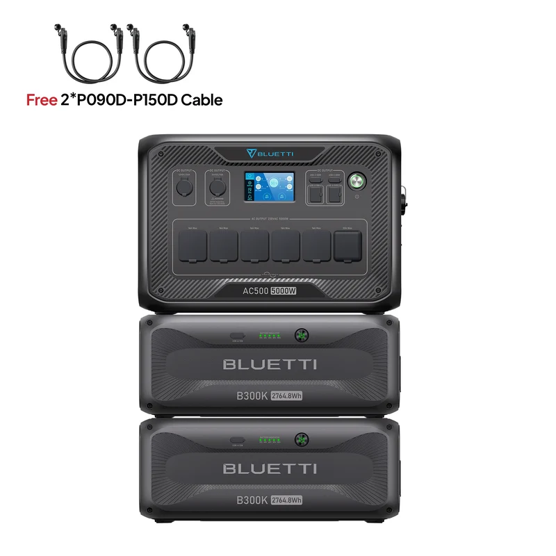 BLUETTI AC500 + B300K Home Battery Backup