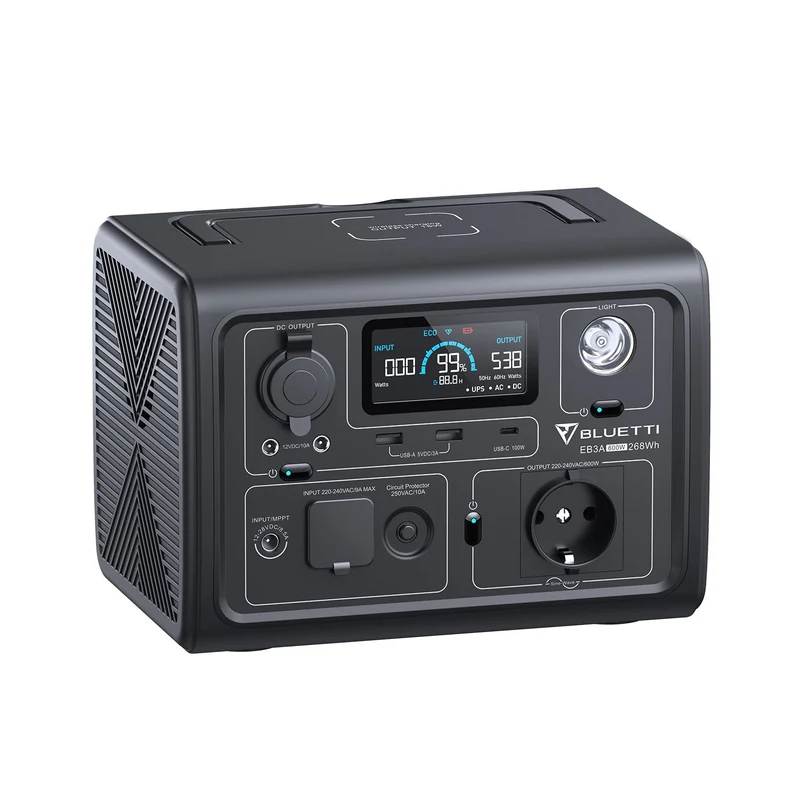 BLUETTI EB3A+120W Solar Generator Kit