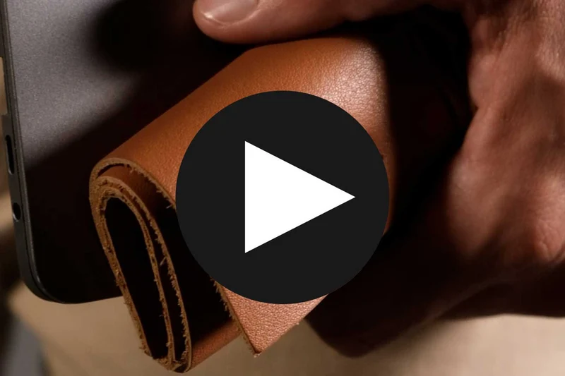 Mini Zip Leather Rollup Cord & Tools Wrap
