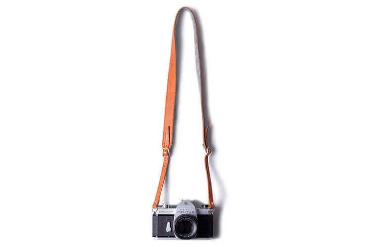 Adjustable Leather & Felt Camera Strap