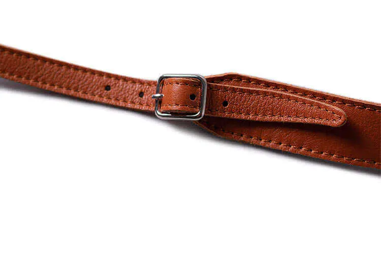 Adjustable Leather & Felt Camera Strap