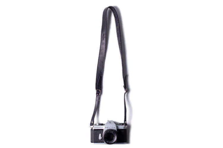 Adjustable Leather & Felt Camera Strap