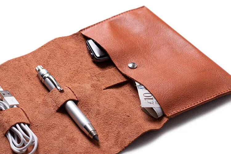 Leather Rollup Cord & Tools Wrap