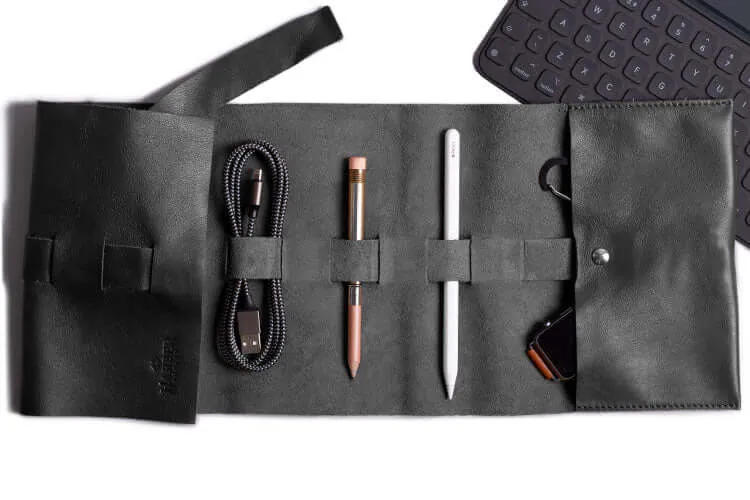 Leather Rollup Cord & Tools Wrap