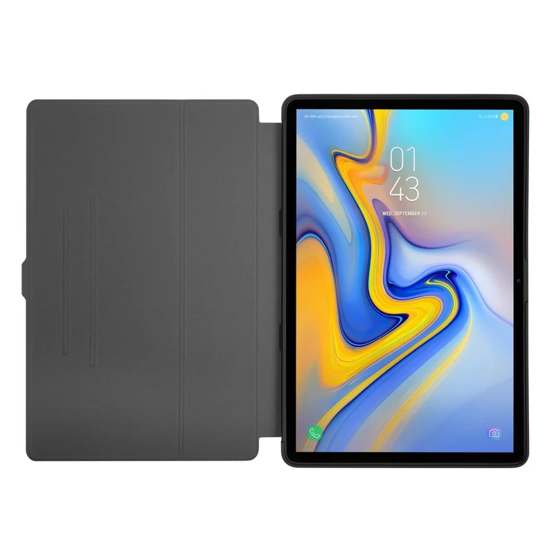 Click-In™ Hülle für Samsung Galaxy® Tab S10+, Tab S9+, Tab S9 FE+, Tab S8+, Tab S7+ und Tab S7 FE - Schwarz