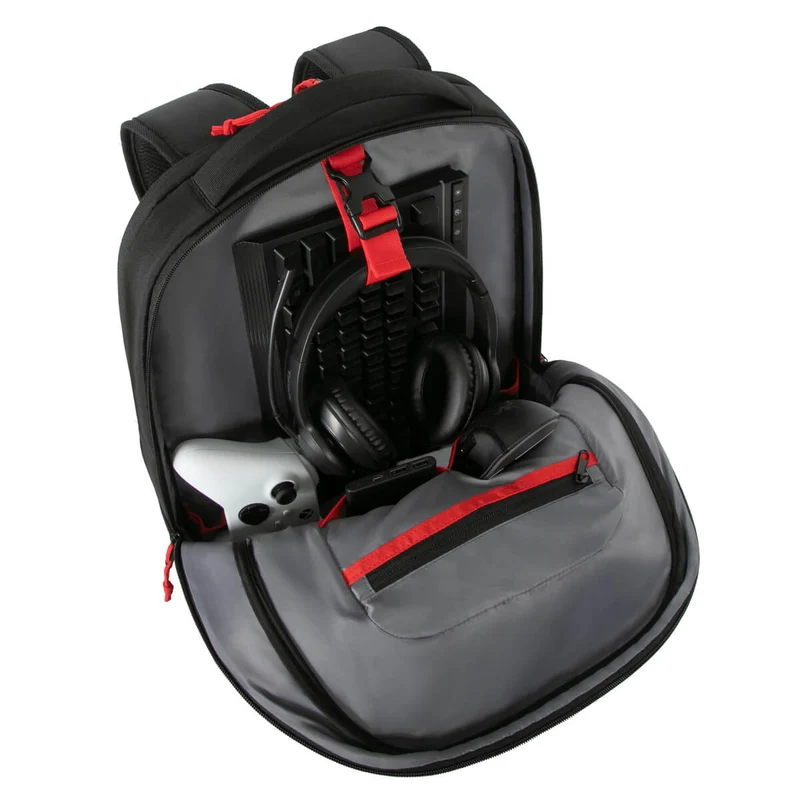 17,3" Strike II Gaming Rucksack - Schwarz