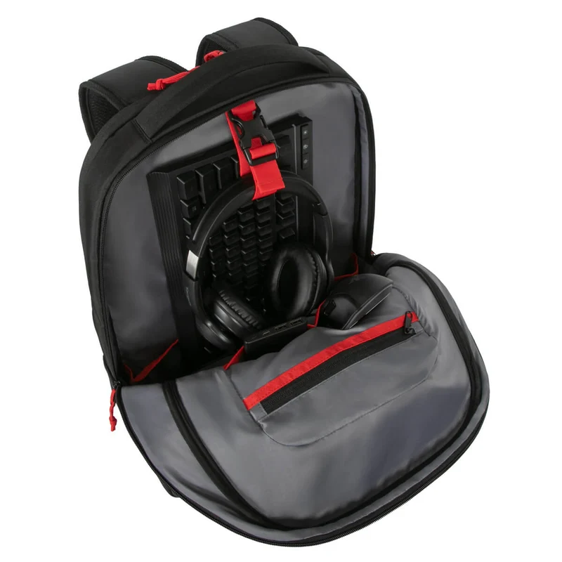 17,3" Strike II Gaming Rucksack - Schwarz