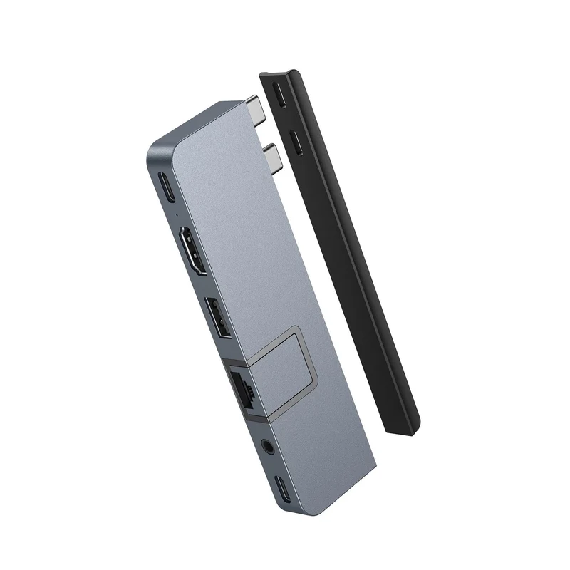 HyperDrive DUO PRO 7-in-2 USB-C Hub - Grau