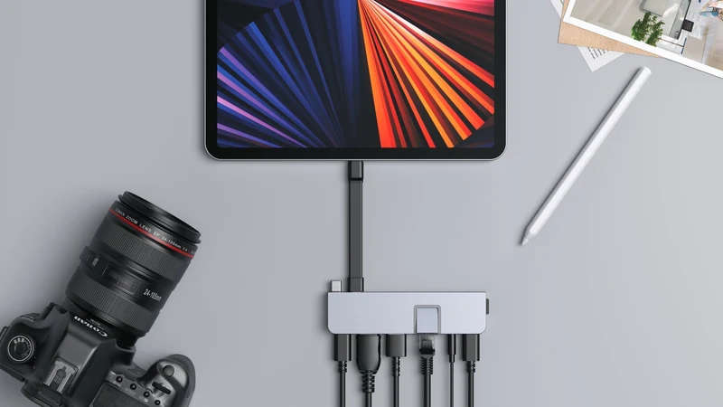 HyperDrive DUO PRO 7-in-2 USB-C Hub - Grau