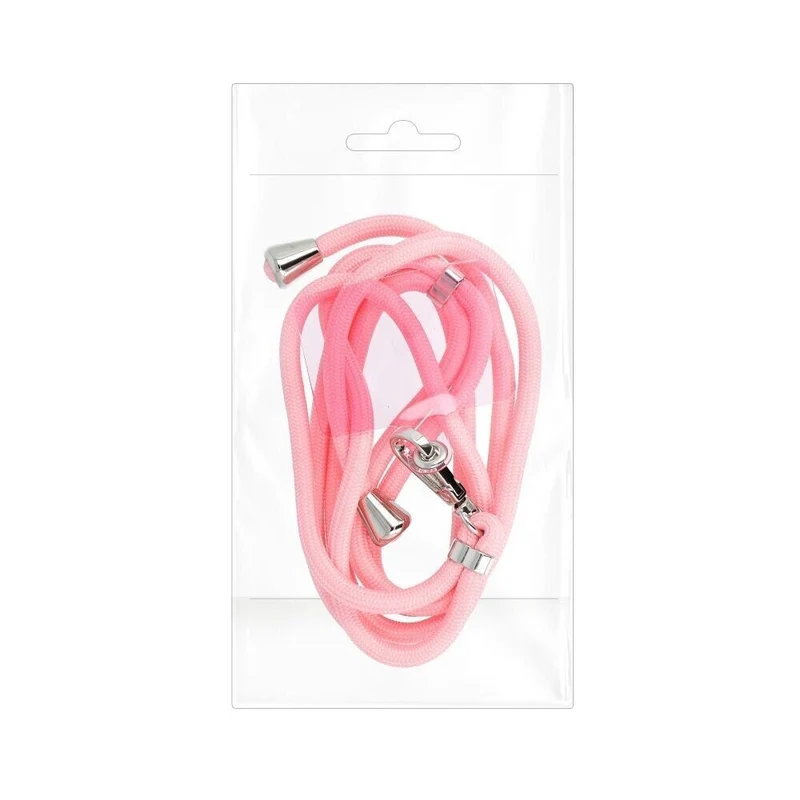 Handykette Kordel Umhängeband 165cm Rosa für alle Hüllen, Verstellbar