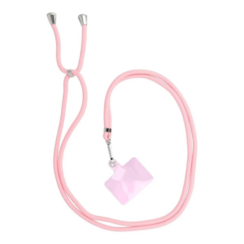 Handykette Kordel Umhängeband 165cm Rosa für alle Hüllen, Verstellbar