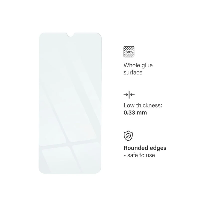 Panzerfolie Blue Star für Samsung Galaxy A34 5G - 9H Härte, 0.3mm, Kratzfest