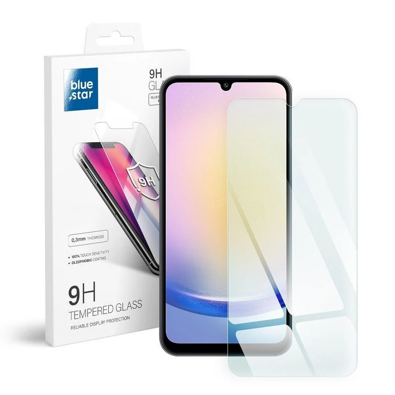 Panzerfolie Blue Star für Samsung Galaxy A25 5G - 9H Härte, 0.3mm, Kratzfest