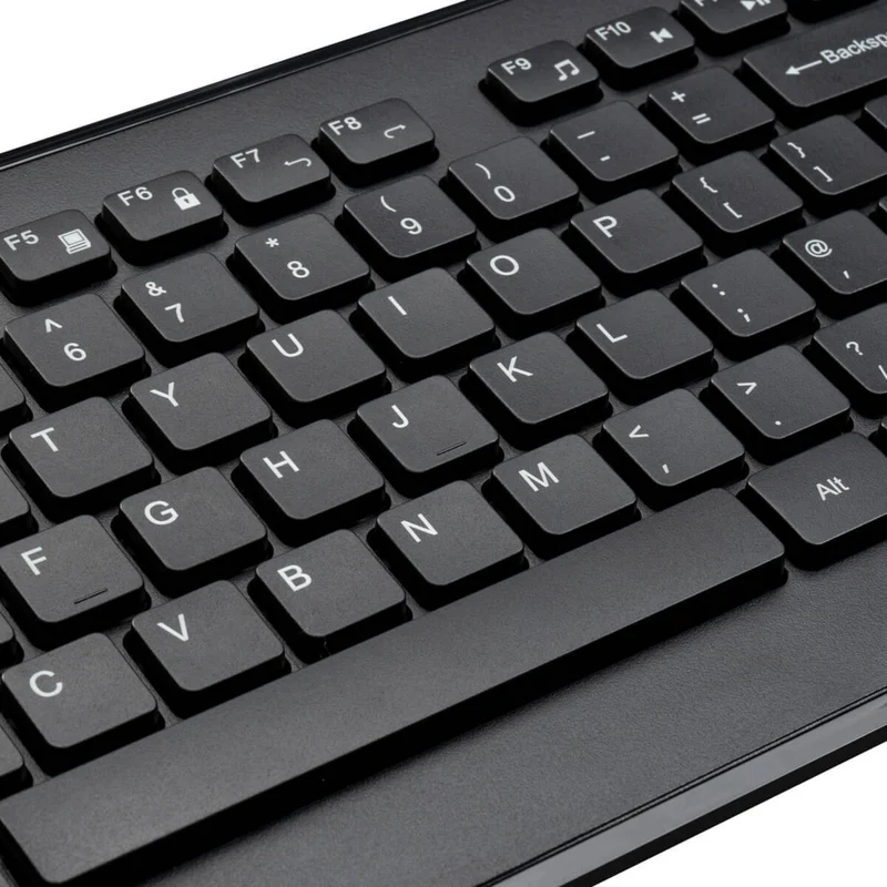 Targus® Kabellose Tastatur-Maus-Kombination in Standardgröße - Schwarz (Nordic)