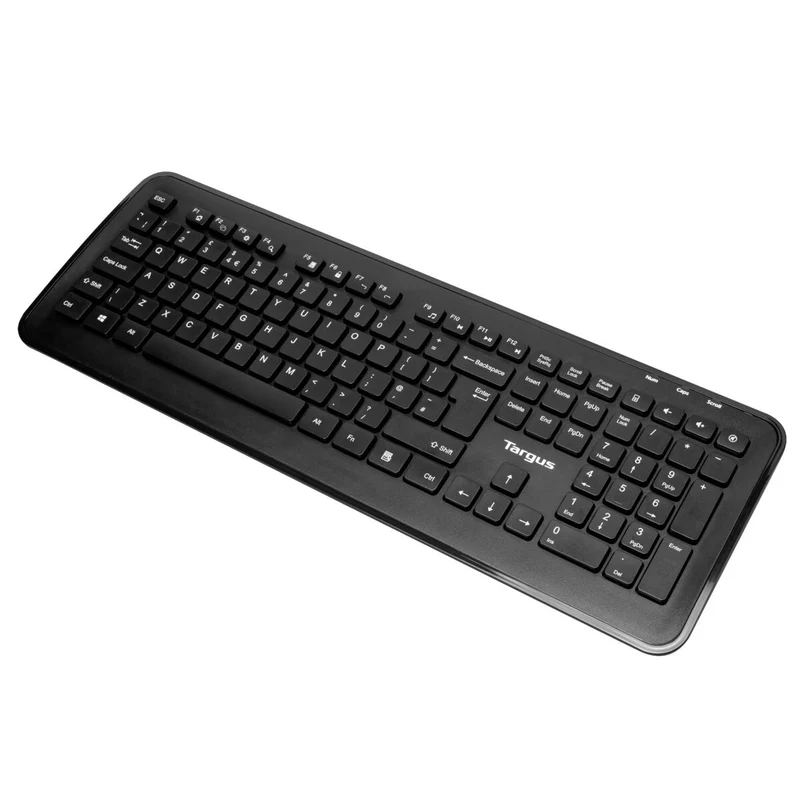 Targus® Kabellose Tastatur-Maus-Kombination in Standardgröße - Schwarz (Nordic)