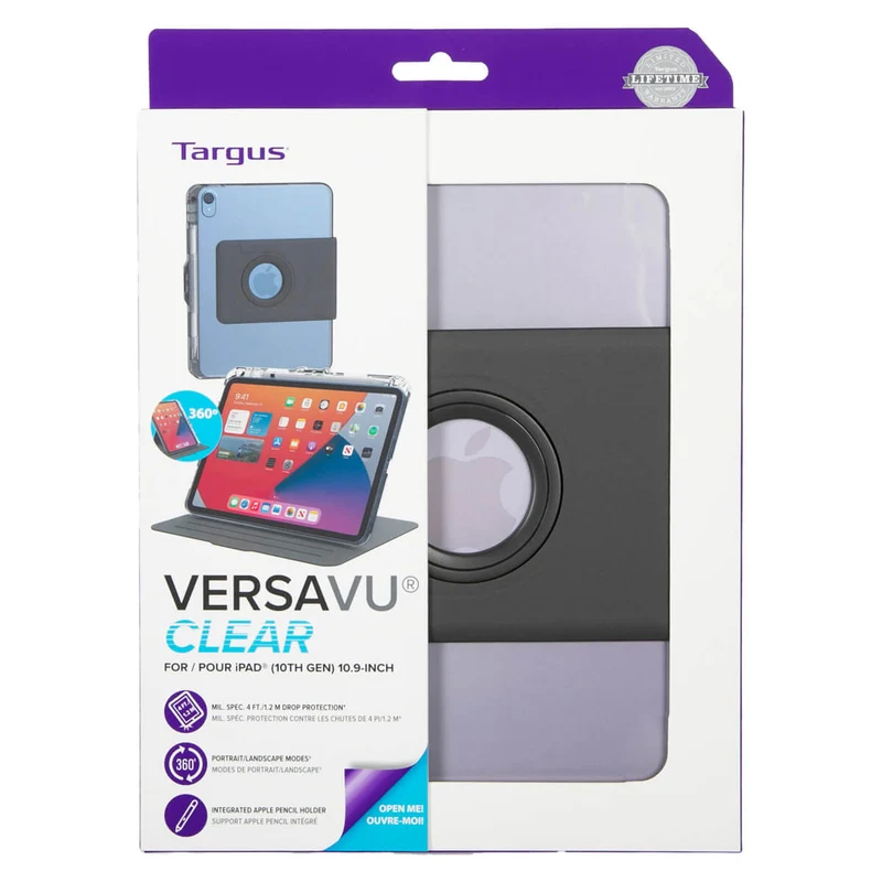 VersaVu® Hülle für iPad® (A16) und iPad (10. Gen.) 10,9-Zoll - Transparent