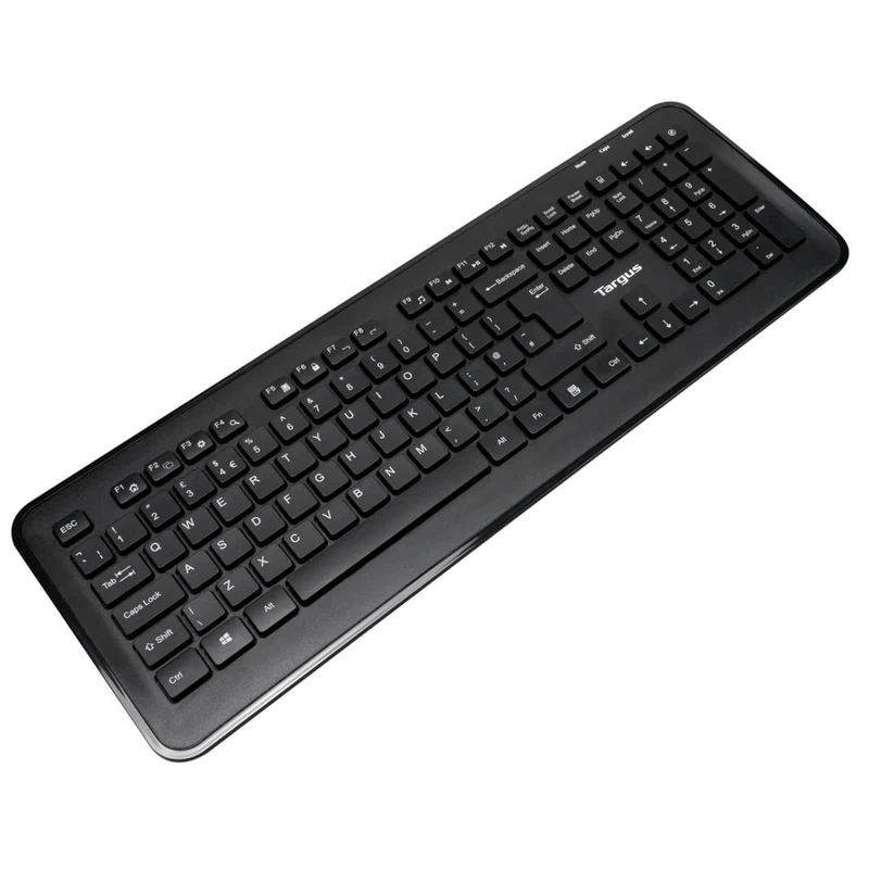 Kabellose Tastatur-Maus-Kombination in voller Größe - Schwarz (UK)