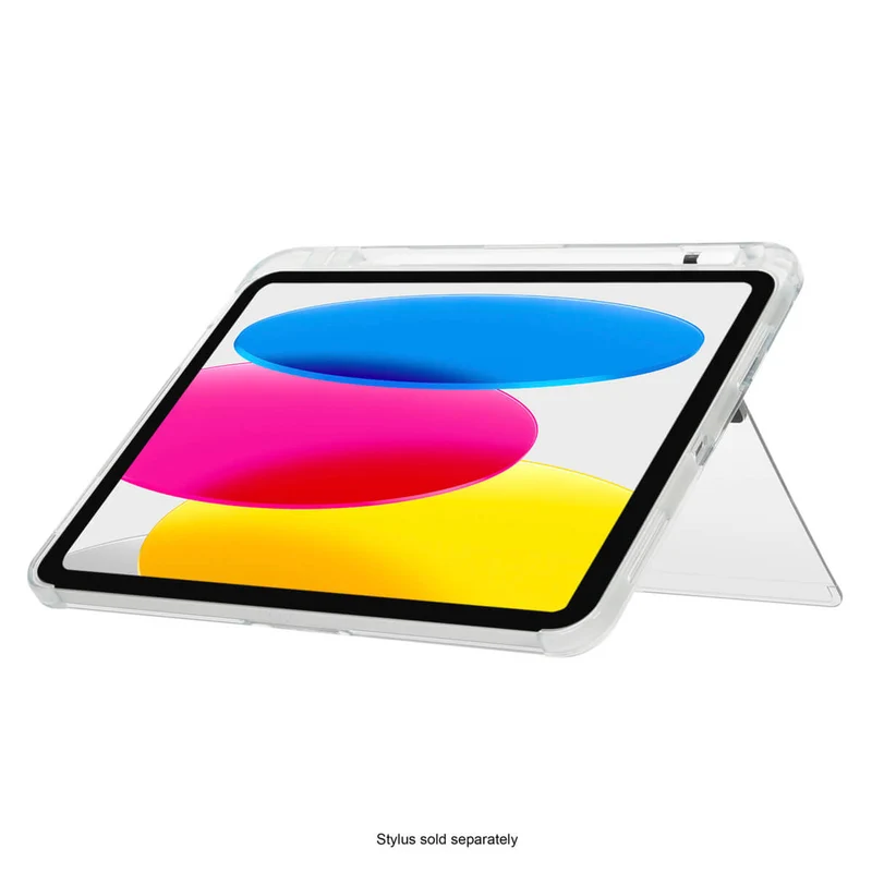 Click-In™ Transparente Hülle + Standfuß für iPad® (A16) und iPad (10. Gen.) 10,9-Zoll