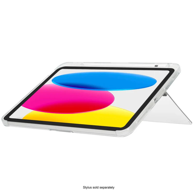 Click-In™ Transparente Hülle + Standfuß für iPad® (A16) und iPad (10. Gen.) 10,9-Zoll