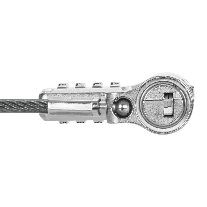 DEFCON® Ultimate Universal-Kombinationskabelschloss mit anpassbarem Slimline-Schlosskopf - (B2B 25er Pack)