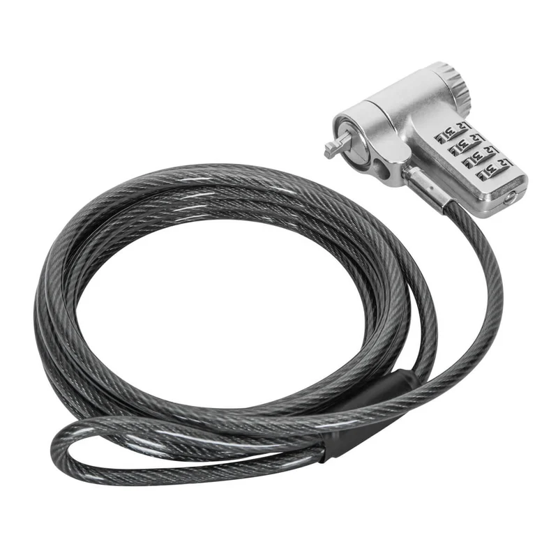 DEFCON® Ultimate Universal-Kombinationskabelschloss mit anpassbarem Slimline-Schlosskopf - (B2B 25er Pack)