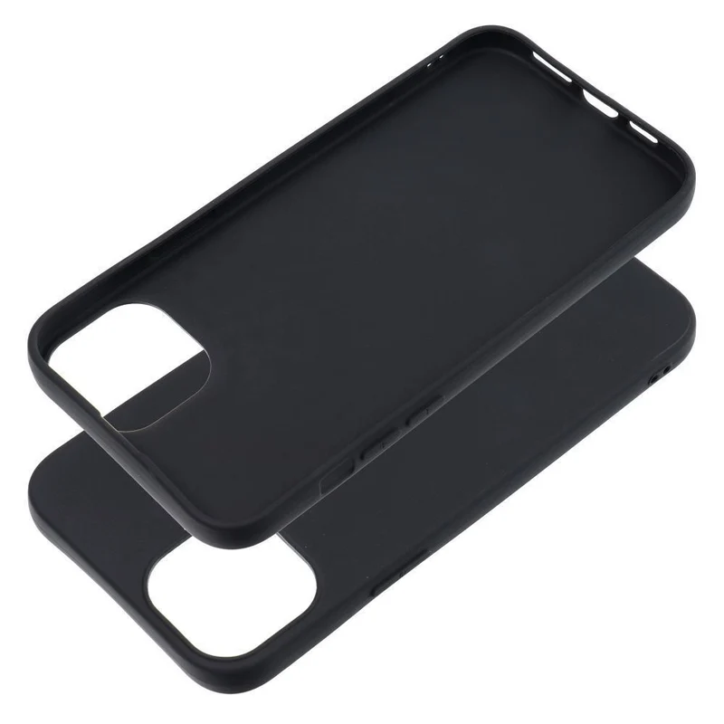 Apple iPhone 14/15/16 Pro/Plus/Max Handyhülle - 2mm TPU Schutz Case Schwarz