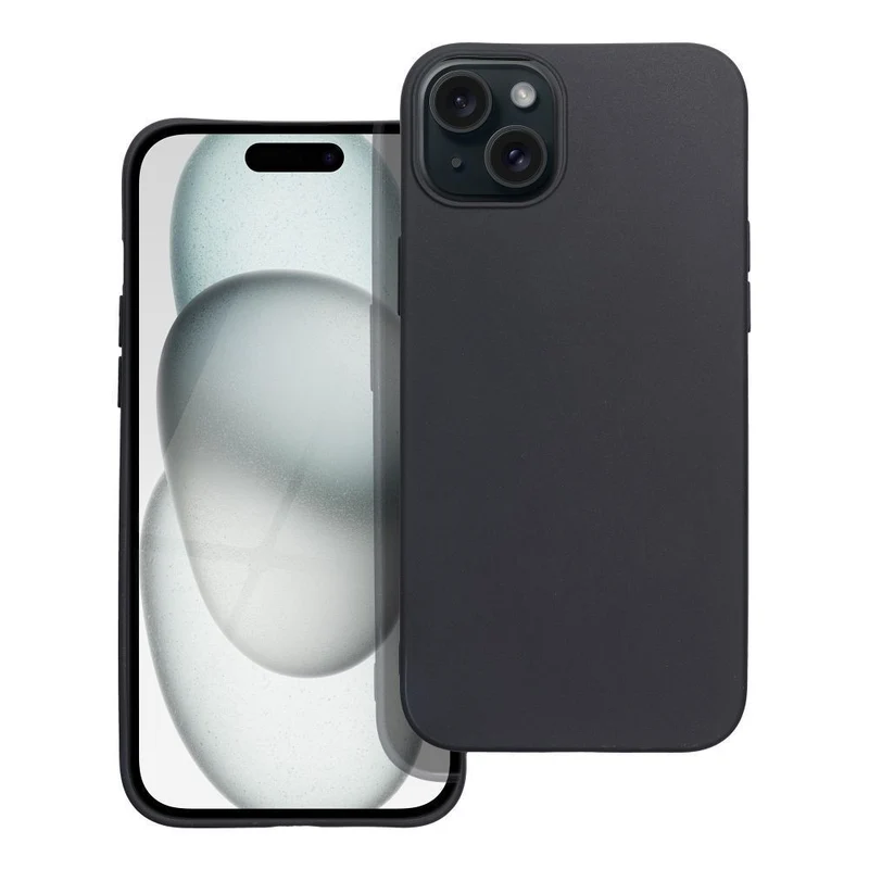 Apple iPhone 14/15/16 Pro/Plus/Max Handyhülle - 2mm TPU Schutz Case Schwarz