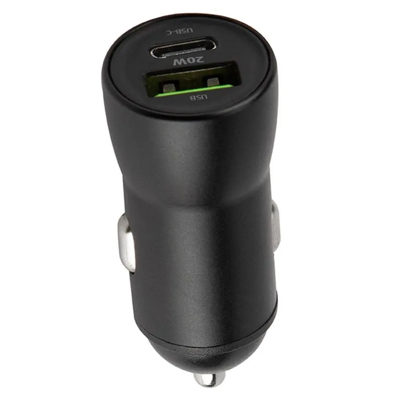 Maxlife 20W USB & USB-C KFZ-Ladegerät MXCC-04