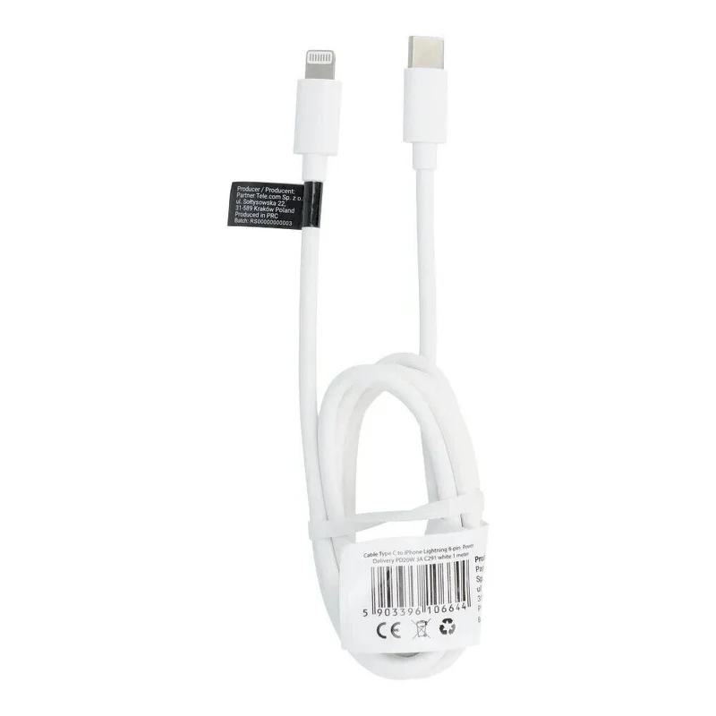 USB-C / Lightning Ladekabel 1m