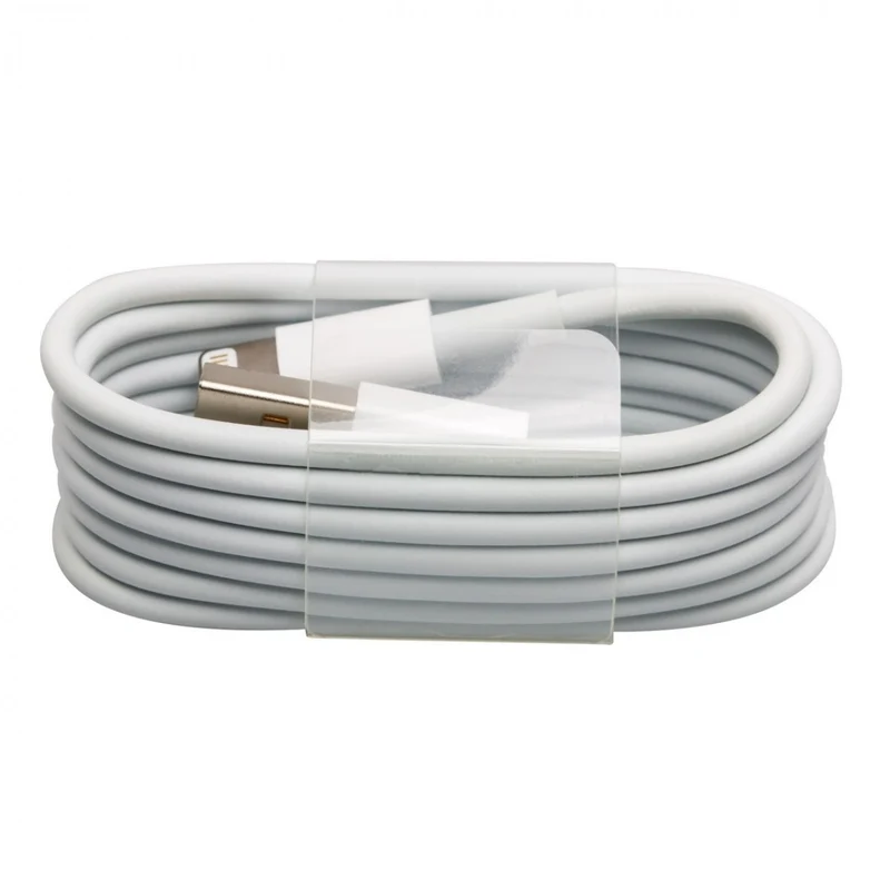 3x USB-A / Lightning iPhone Ladekabel weiß 1m