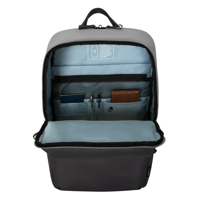 16" Sagano™ EcoSmart® Reise-Rucksack - Schwarz/Grau