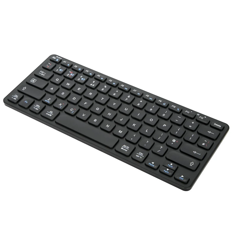 Kompakte antimikrobielle Bluetooth®-Tastatur für mehrere Geräte (UK)