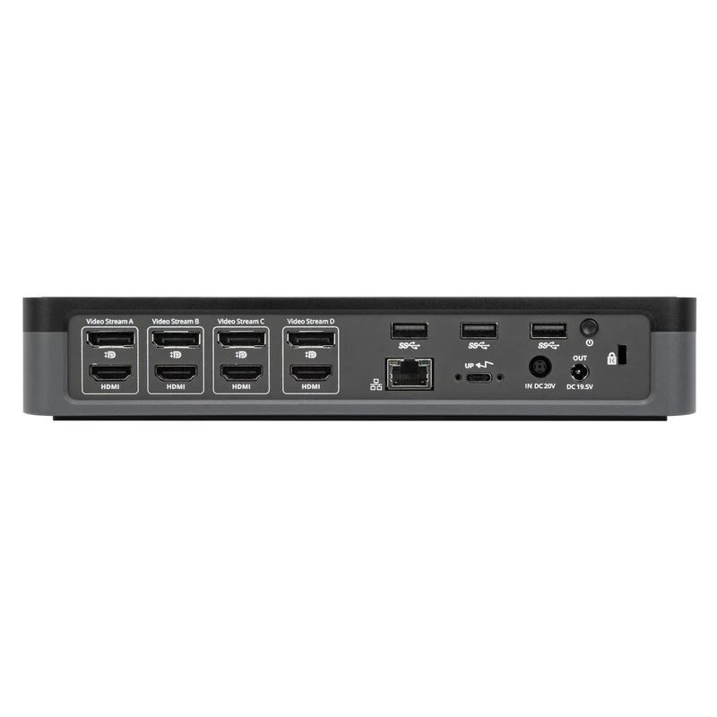 USB-C™ Universal Quad 4K (QV4K) Dockingstation mit 100 W Power Delivery (USB Schnell-Ladung)
