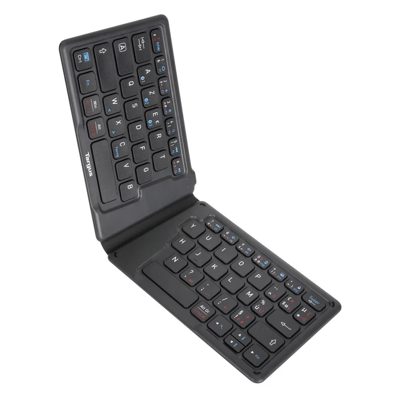 Antimikrobielle faltbare ergonomische Tastatur (Französisch)