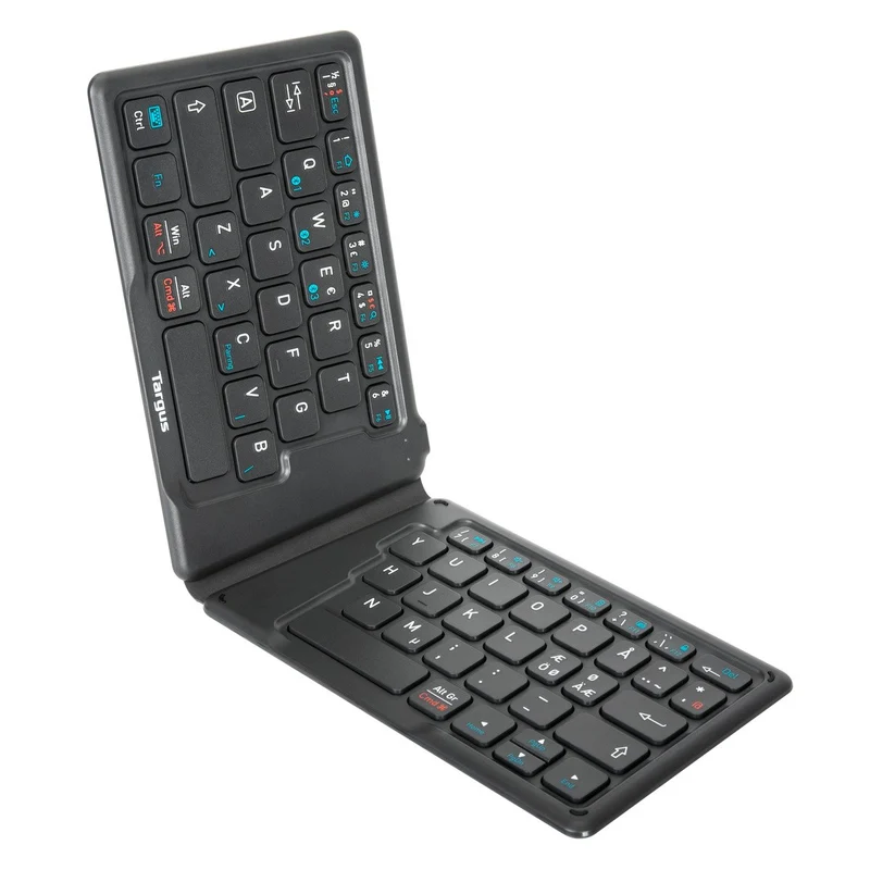 Antimikrobielle faltbare ergonomische Tastatur (Nordic)