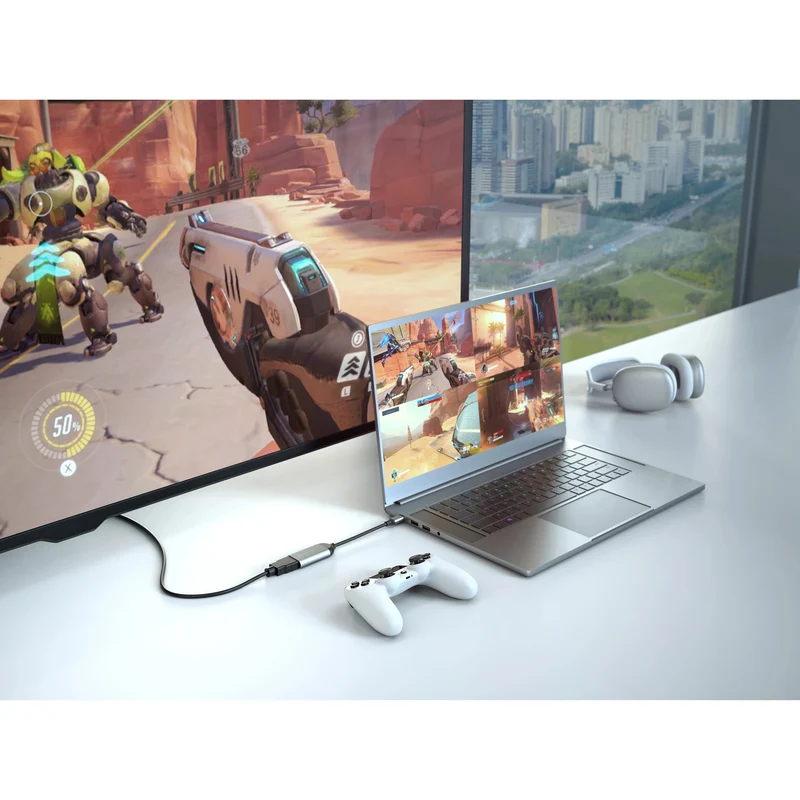 HyperDrive USB-C auf 8K 60Hz / 4K 144Hz HDMI Adapter
