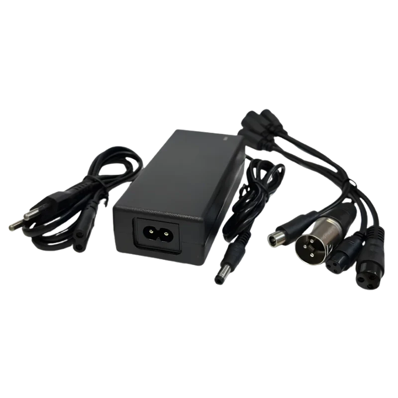 Chargeur 42V 2A universel Li-ion 36V – 4 adaptateurs
