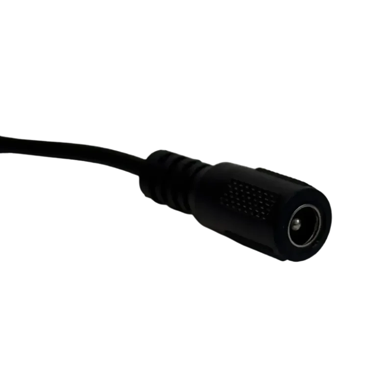 Câble adaptateur femelle 5.5 x 2.5 mm vers mâle 5.5 x 2.1 mm coudé Longueur 15 cm