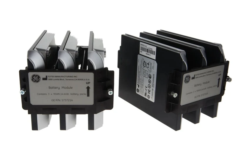 GE Healthcare Original Li Ion Akku für Ultraschall Venue R2, R3, R4, 2er Set - 14,4 V 6600 mAh 164x134x119 mm