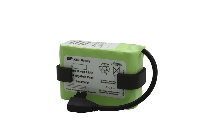 Laerdal Original NiMH Akku für Absaugpumpe LCSU3 LCSU4 88003040 - Typ 886113 - 12 V 1600 mAh 75x35x50 mm