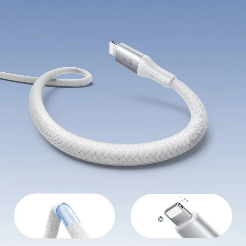 Joyroom USB-A auf Lightning 1m Kabel 15W USB 2.0 Weiß
