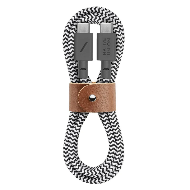 Native Union Belt-Cable USB-C to USB-C 1.2m Zebra